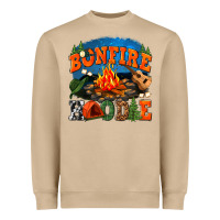 Mushroom bonfire hoodie Heavyweight Sweatshirt - texasbilliewilder