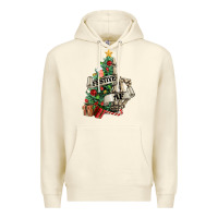 Sandshell Festive af Christmas middle finger Premium Hoodie - NancyCooperArtShop