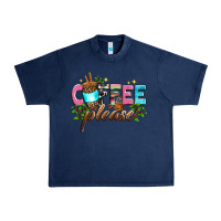 Navy coffee please Urban Heavy Tee - Zillion Design Studio
