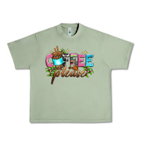 Oil Green coffee please Urban Heavy Tee - Zillion Design Studio