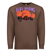 Chestnut busy raising ballers Premium Sweatshirt - MaliasSmallBusiness