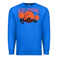True Royal busy raising ballers Premium Sweatshirt - MaliasSmallBusiness