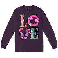 Plum love summer Long Sleeve Tee - CowhideDigitalArt