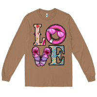 Toasted Coconut love summer Long Sleeve Tee - CowhideDigitalArt