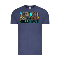 Vintage Denim yeehaws and hellnaws Vintage Tee - Zillion Design Studio