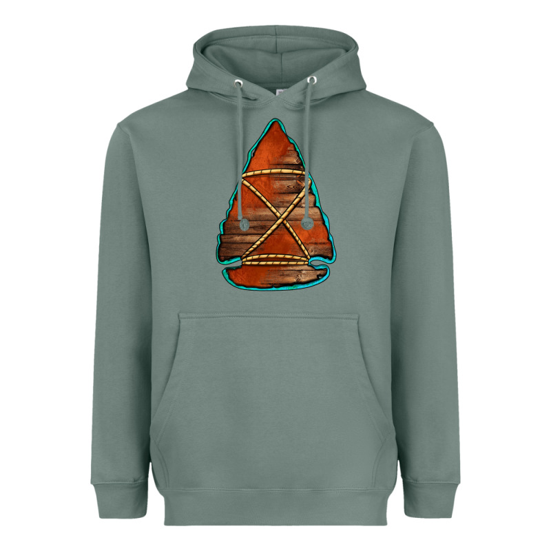 Wooden Arrowhead Heavyweight Hoodie by Jasminsmagicworld | Teevron