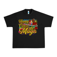 Black Happy Cinco de Mayo Urban Heavy Tee - texasbilliewilder