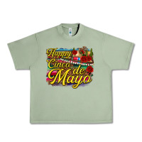 Oil Green Happy Cinco de Mayo Urban Heavy Tee - texasbilliewilder