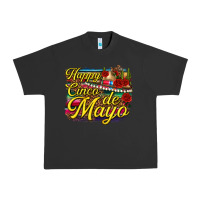 Pigment Black Happy Cinco de Mayo Urban Heavy Tee - texasbilliewilder