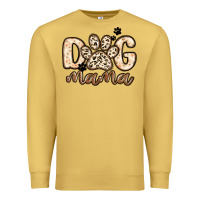 Antique Gold dog mama Premium Sweatshirt - MaliasSmallBusiness