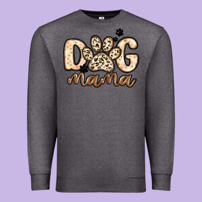 Dog Mama Premium Sweatshirt Designed By Maliassmallbusiness