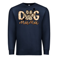 Navy dog mama Premium Sweatshirt - MaliasSmallBusiness