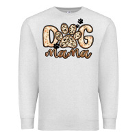 Oatmeal Heather dog mama Premium Sweatshirt - MaliasSmallBusiness