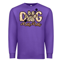 Purple dog mama Premium Sweatshirt - MaliasSmallBusiness