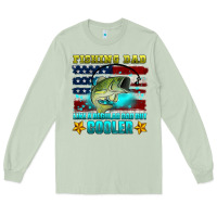 Matcha fishing dad like a regular dad but cooler Long Sleeve Tee - HRA Design Shop