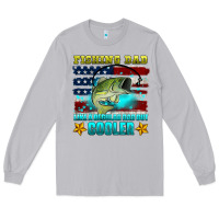 Moon Dust fishing dad like a regular dad but cooler Long Sleeve Tee - HRA Design Shop