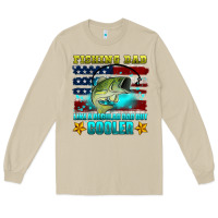 Mushroom fishing dad like a regular dad but cooler Long Sleeve Tee - HRA Design Shop