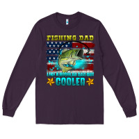 Plum fishing dad like a regular dad but cooler Long Sleeve Tee - HRA Design Shop