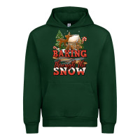 Forest Green baking through the snow Urban Hoodie - Jasminsmagicworld