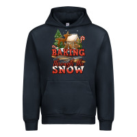 Navy baking through the snow Urban Hoodie - Jasminsmagicworld