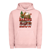 Pigment Salmon baking through the snow Urban Hoodie - Jasminsmagicworld