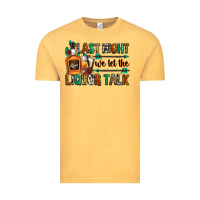 Vintage Mustard last night we let the liquor talk Vintage Tee - Zillion Design Studio