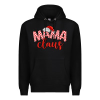 Black Mama Claus Premium Hoodie - MaliasSmallBusiness