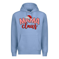 Colony Blue Mama Claus Premium Hoodie - MaliasSmallBusiness