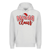 Dove Grey Mama Claus Premium Hoodie - MaliasSmallBusiness