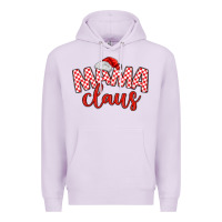 Lilac Mama Claus Premium Hoodie - MaliasSmallBusiness