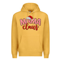 Mustard Mama Claus Premium Hoodie - MaliasSmallBusiness