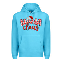 Ocean Blue Mama Claus Premium Hoodie - MaliasSmallBusiness
