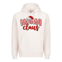 Pale Pink Mama Claus Premium Hoodie - MaliasSmallBusiness