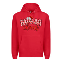 Red Mama Claus Premium Hoodie - MaliasSmallBusiness
