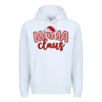 White Mama Claus Premium Hoodie - MaliasSmallBusiness