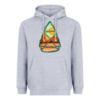 Heather Grey western desert arrowhead Heavyweight Hoodie - Jasminsmagicworld