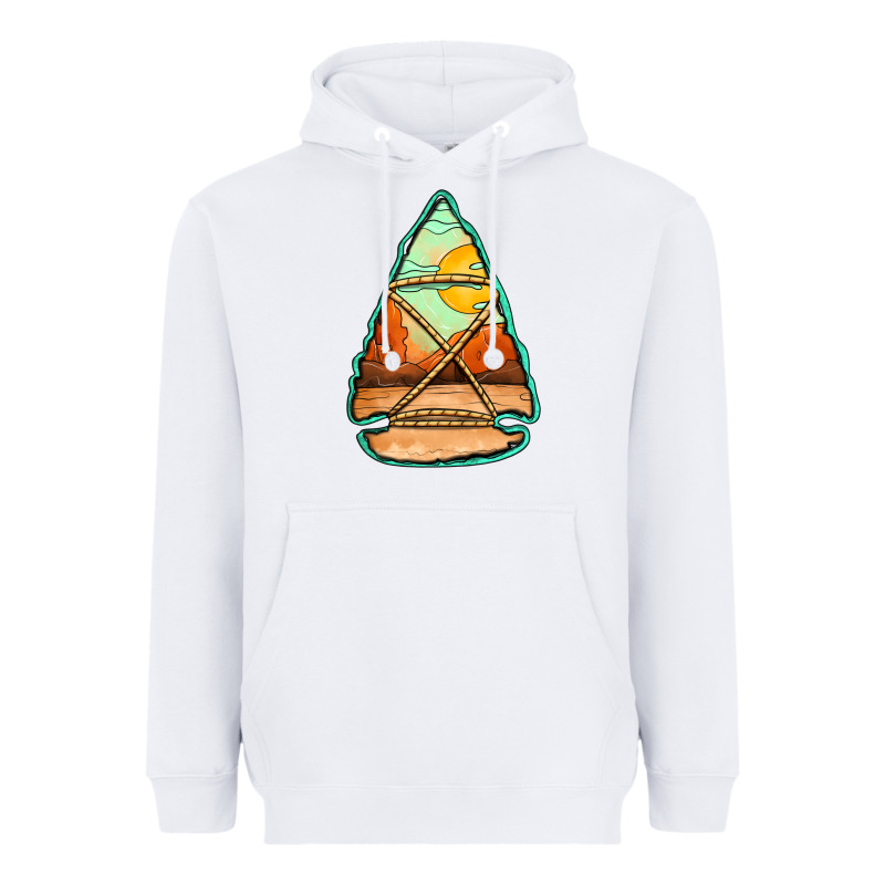 Western Desert Arrowhead Heavyweight Hoodie by Jasminsmagicworld | Teevron