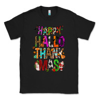 Black happy hallothankmas Classic Tee - FaDigitalArtStudio