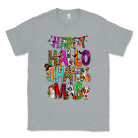 Heather Grey happy hallothankmas Classic Tee - FaDigitalArtStudio