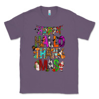 Lavender happy hallothankmas Classic Tee - FaDigitalArtStudio