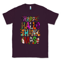 Plum happy hallothankmas Classic Tee - FaDigitalArtStudio