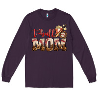 Plum t ball mom Long Sleeve Tee - AdoDesignShop