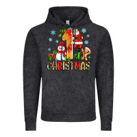 Vintage Black 1st christmas santa and snowman Vintage Hoodie - Zillion Design Studio