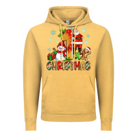 Vintage Mustard 1st christmas santa and snowman Vintage Hoodie - Zillion Design Studio