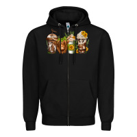 Black longhaired cow coffee Zipper Hoodie - Jasminsmagicworld