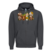 Smoke longhaired cow coffee Zipper Hoodie - Jasminsmagicworld