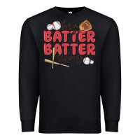 Black hey batter batter swing Premium Sweatshirt - MaliasSmallBusiness
