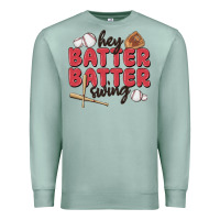 Seafoam hey batter batter swing Premium Sweatshirt - MaliasSmallBusiness
