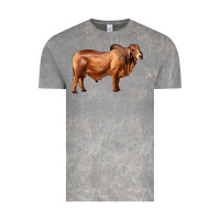 Cloud Rock brahman bull Vintage Tee - RanaPortraitStore
