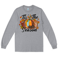 Heather Grey tis is season Long Sleeve Tee - RacoonDesign